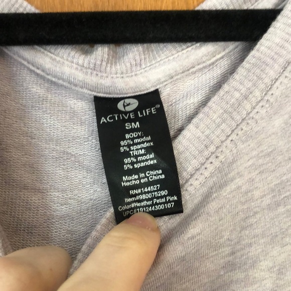 Active Life lavender stretchy sleeveless dress - Picture 2 of 6